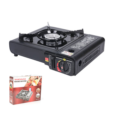 Single - burner Butane Camping Stove, windproof, adjustable, portable - Korvel