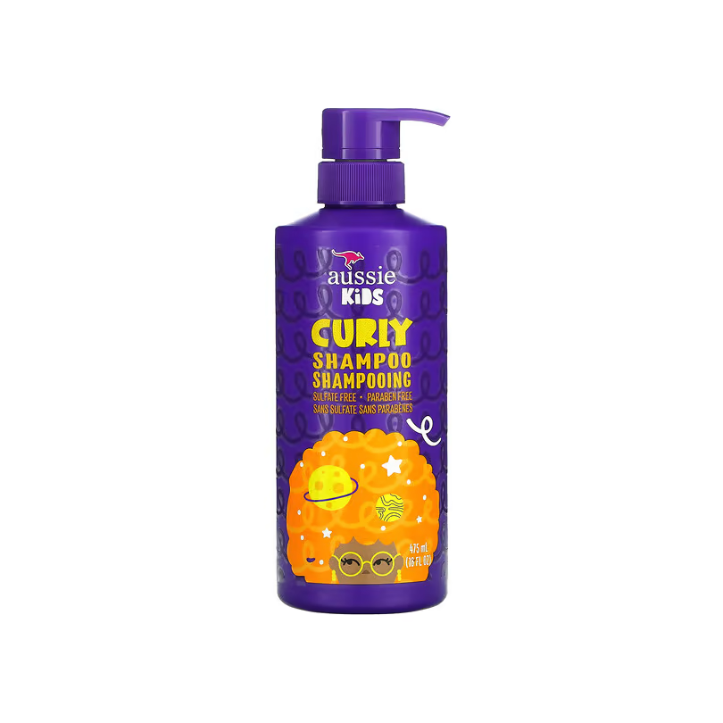 Shampoo Bouclés Aussie Kids - Fruits Tropicaux Ensoleillés, 16 Fl Oz