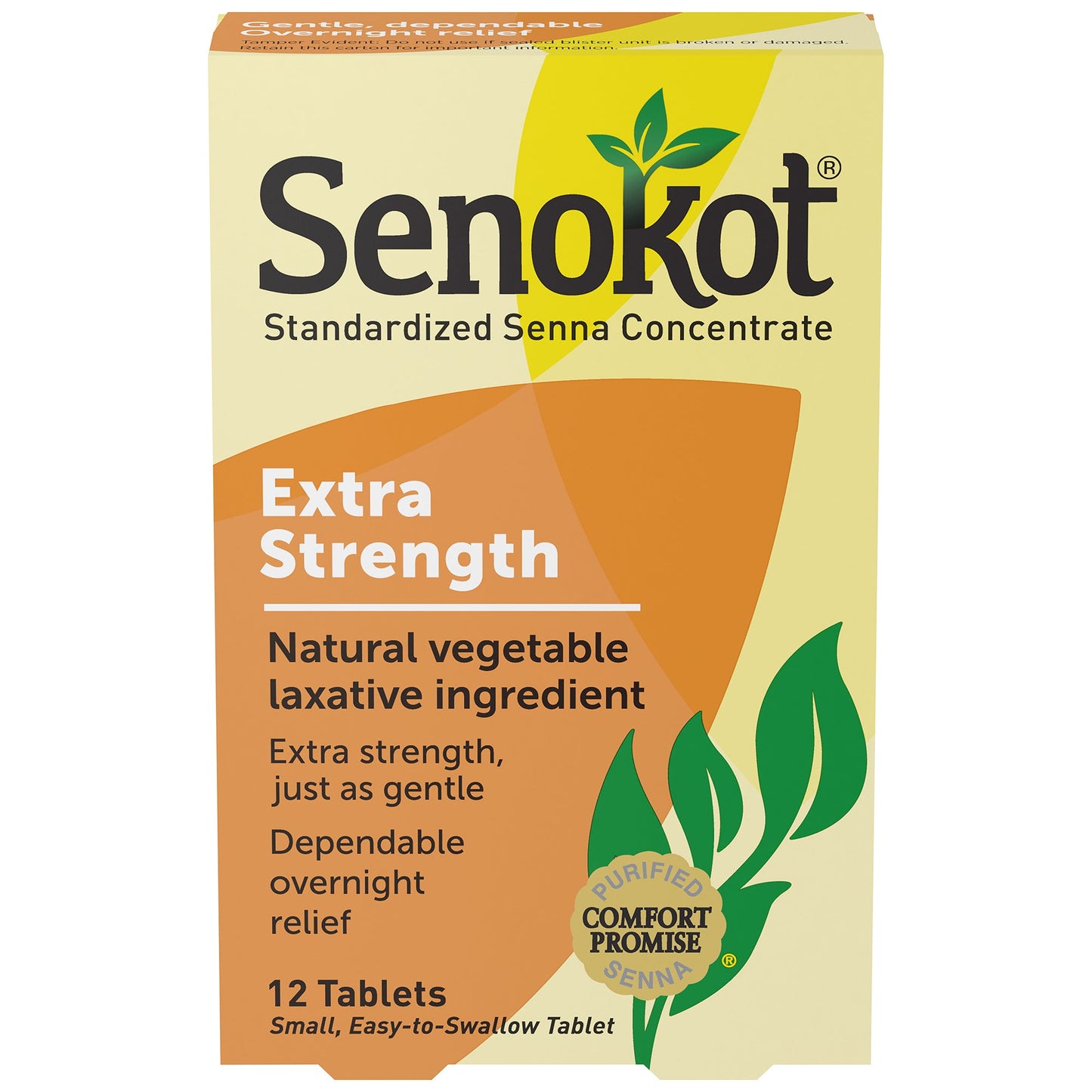 Senokot Tb 17.2Mg 12 Es - Tabletas Laxantes Naturales