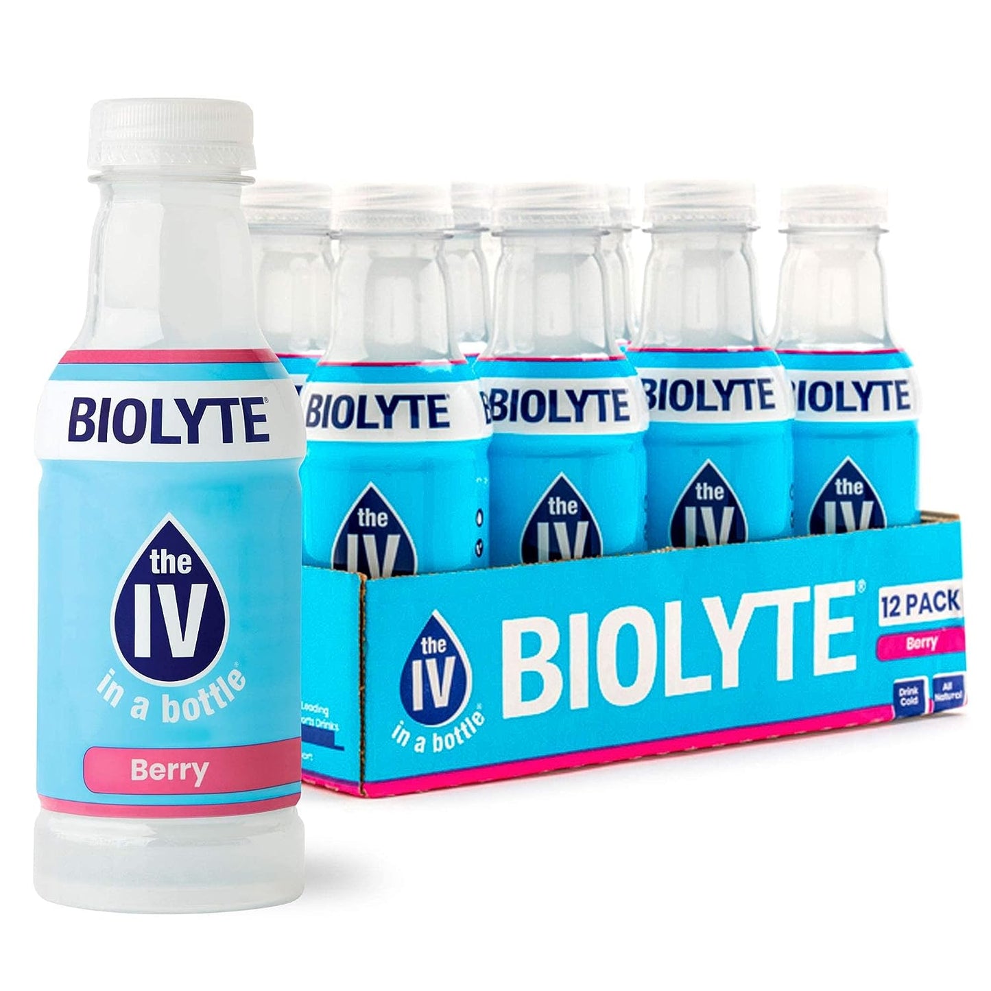 Biolyte Premium Bebida Electrolítica de Bayas Mixtas 16 Fl Oz