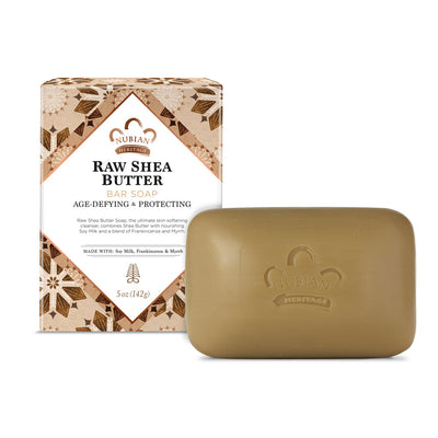 Nubian Heritage Raw Shea Butter & Myrrh Bar Soap, 5 Oz