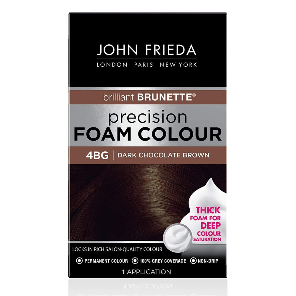 John Frieda Brilliant Brunette 4BG Dark Chocolate Brown Hair Color
