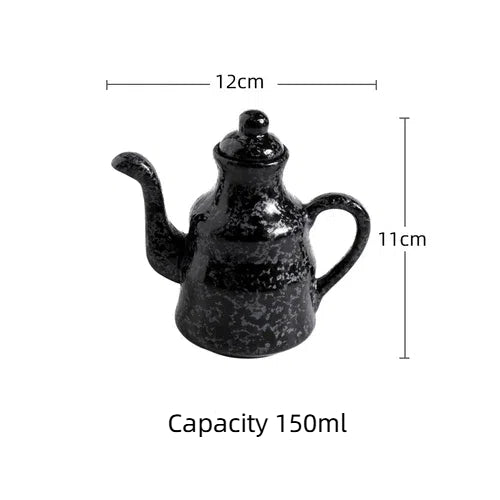 Ceramic Blue and White Kuibai Oil and Vinegar Dispenser