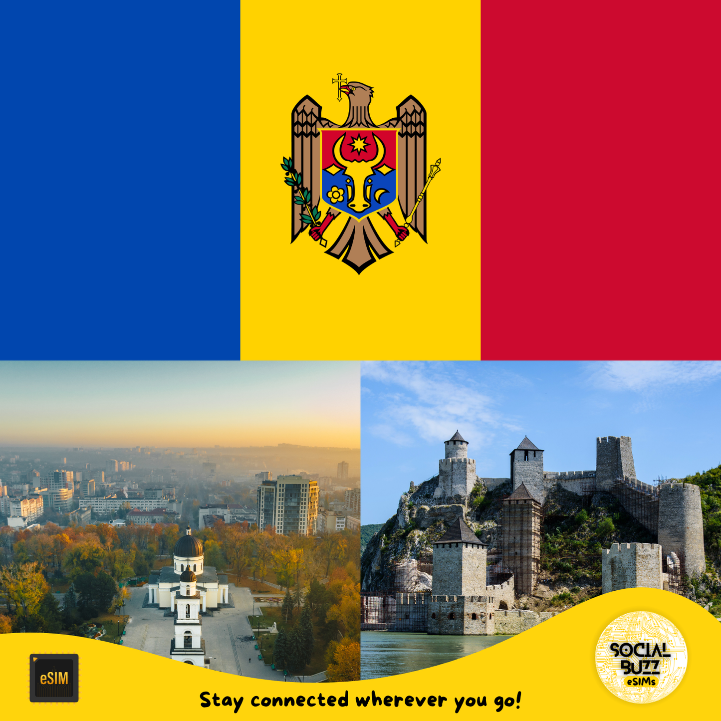 Moldova eSIM Data Plan for Seamless Connectivity