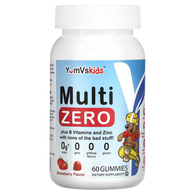 Yumvs Kids Multi Gummies - Fruit Flavor, Zero Sugar