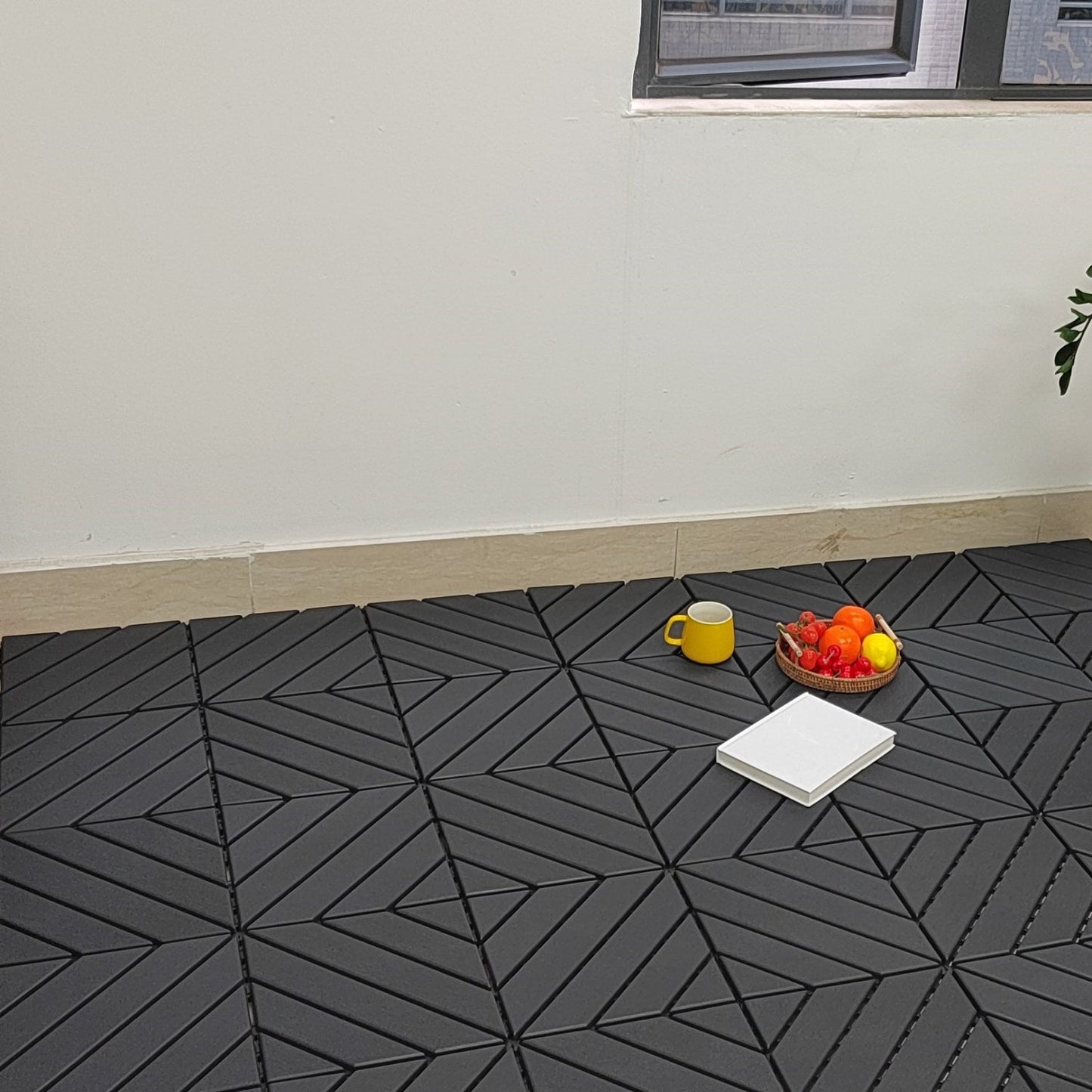 Premium Waterproof Outdoor Terrace Tiles - 36 Pack