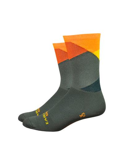 DeFeet Ornot Intersection 6'' X-Large Olive Athletic Socks