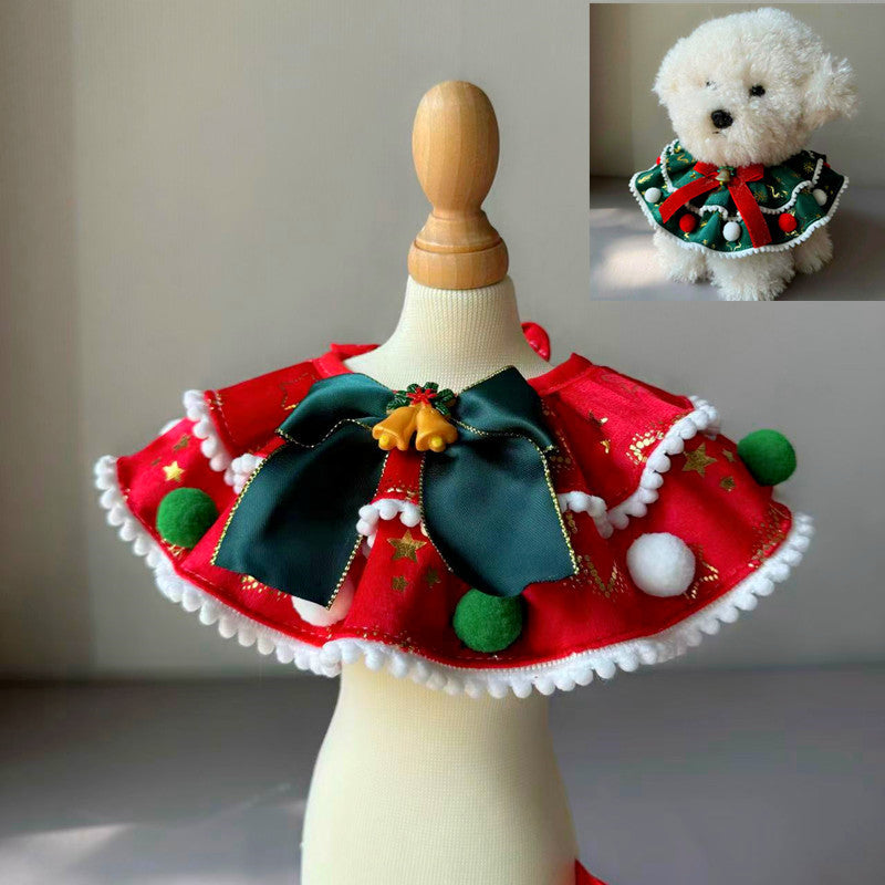 Festive Pet Bandana for Christmas Celebrations