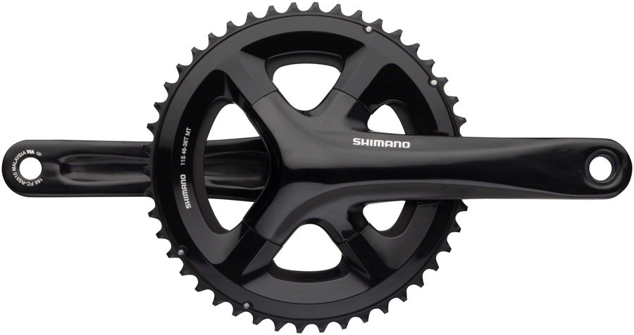 Pédalier Shimano RS510 - 175mm 11 vitesses 46/36t Noir
