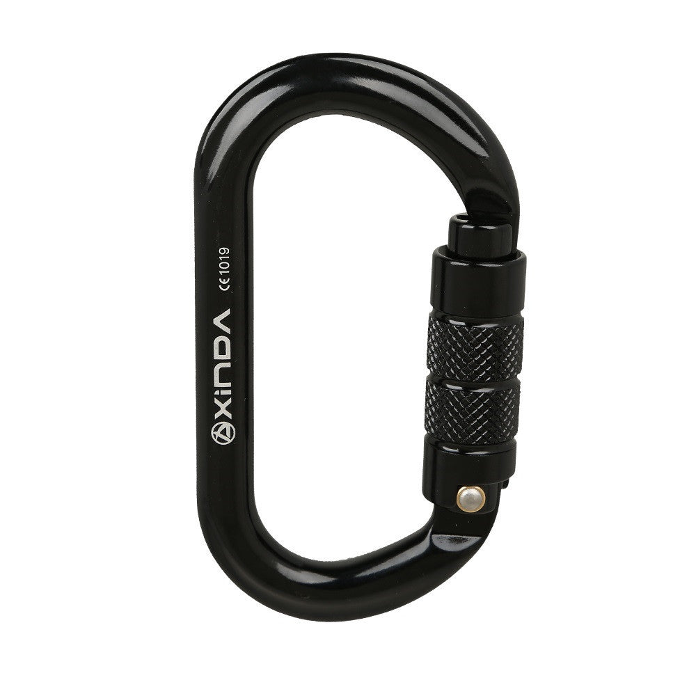 Mosquetón Premium en Forma de O con Bloqueo de Rosca para Escalada