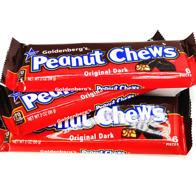 Goldenberg's Original Dark Chocolate Peanut Chews - 2 Oz