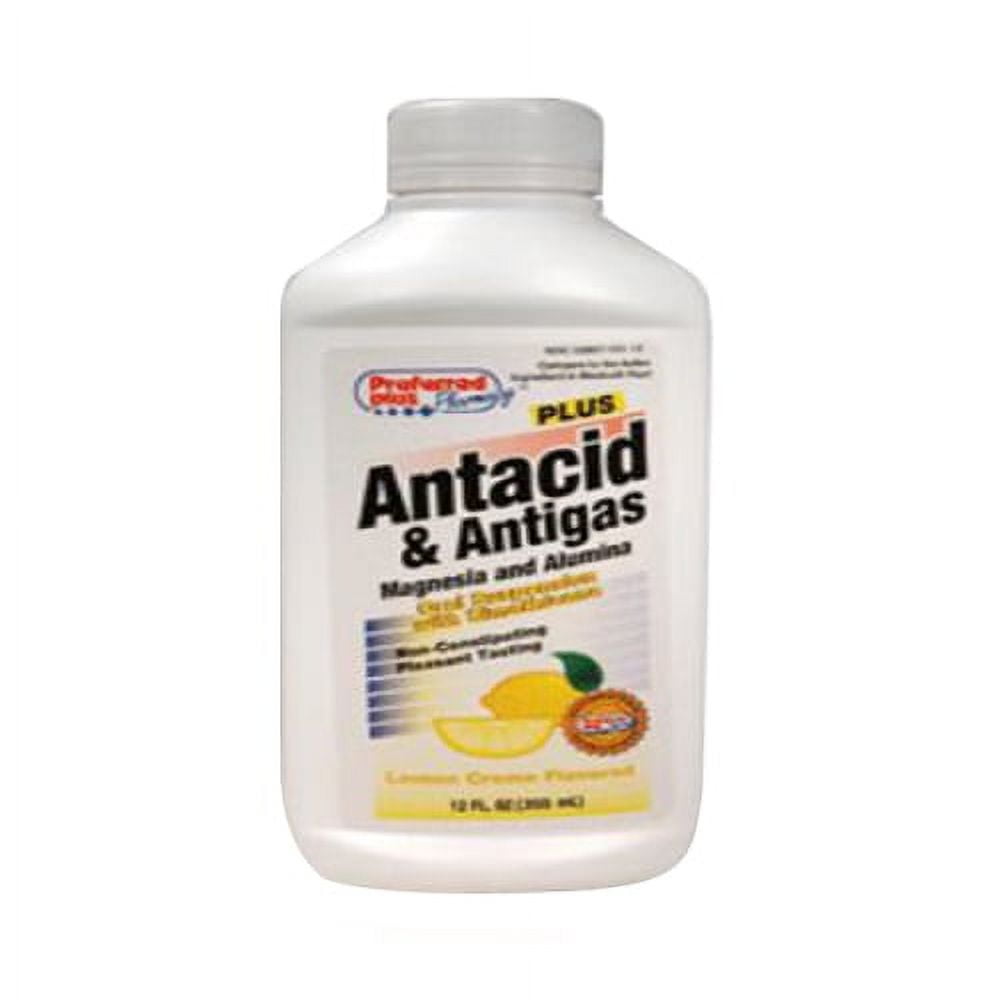Suspensión Oral Antiacido y Antigas Preferred Plus KPP, Limón - 12 Oz
