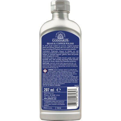 Goddard's Brass & Copper Polish - 7 Oz Premium Cleaner