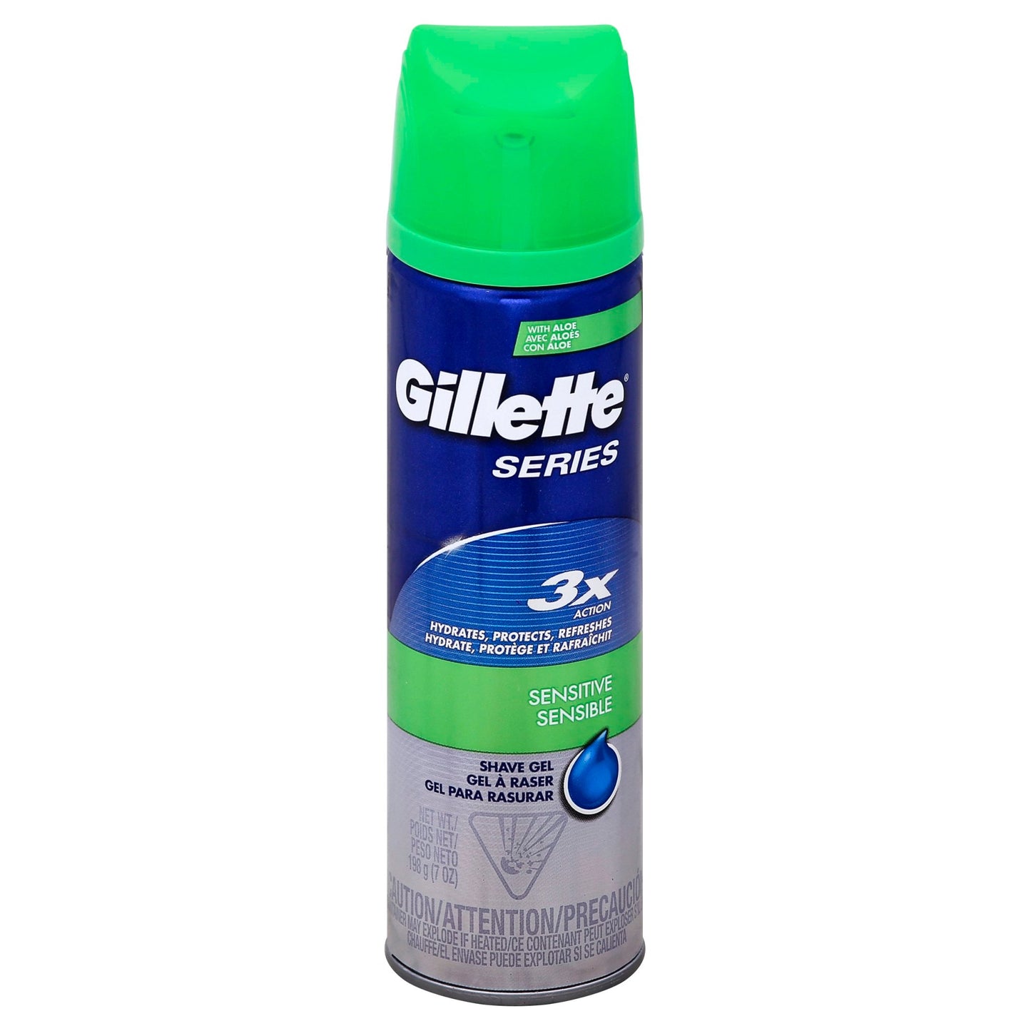 Gel de Afeitar Suave y Calmante Gillette Series con Aloe Vera