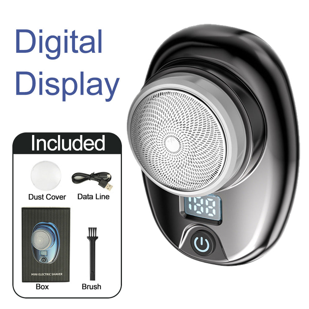 Mini portable rechargeable shaver powerful travel small steel cannon shaver car electric shaver - Korvel