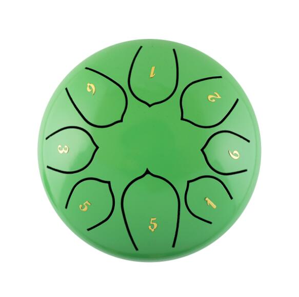Tongue Drum 6 Inch Steel Tongue Drum Set 8 Tune Hand Pan Drum Pad Tank Sticks Carrying Bag Percussion Instruments Accessories - Korvel