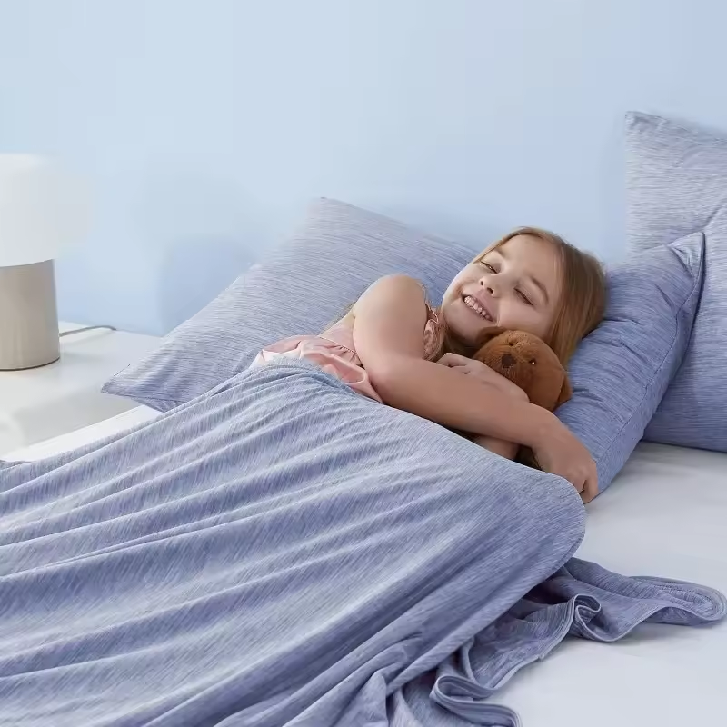 Adult and children's hot sleep cooling blanket summer air conditioning cooling blanket double-layer design cooling blanket - Korvel