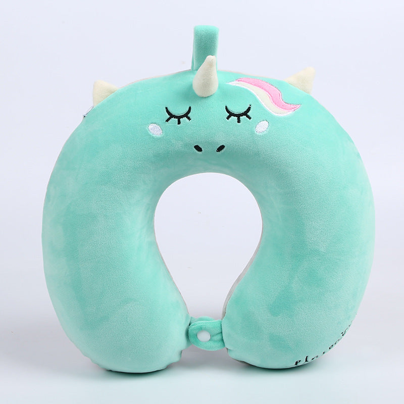 U-Shaped Memory Foam Neck Pillow for Travel & Naps
