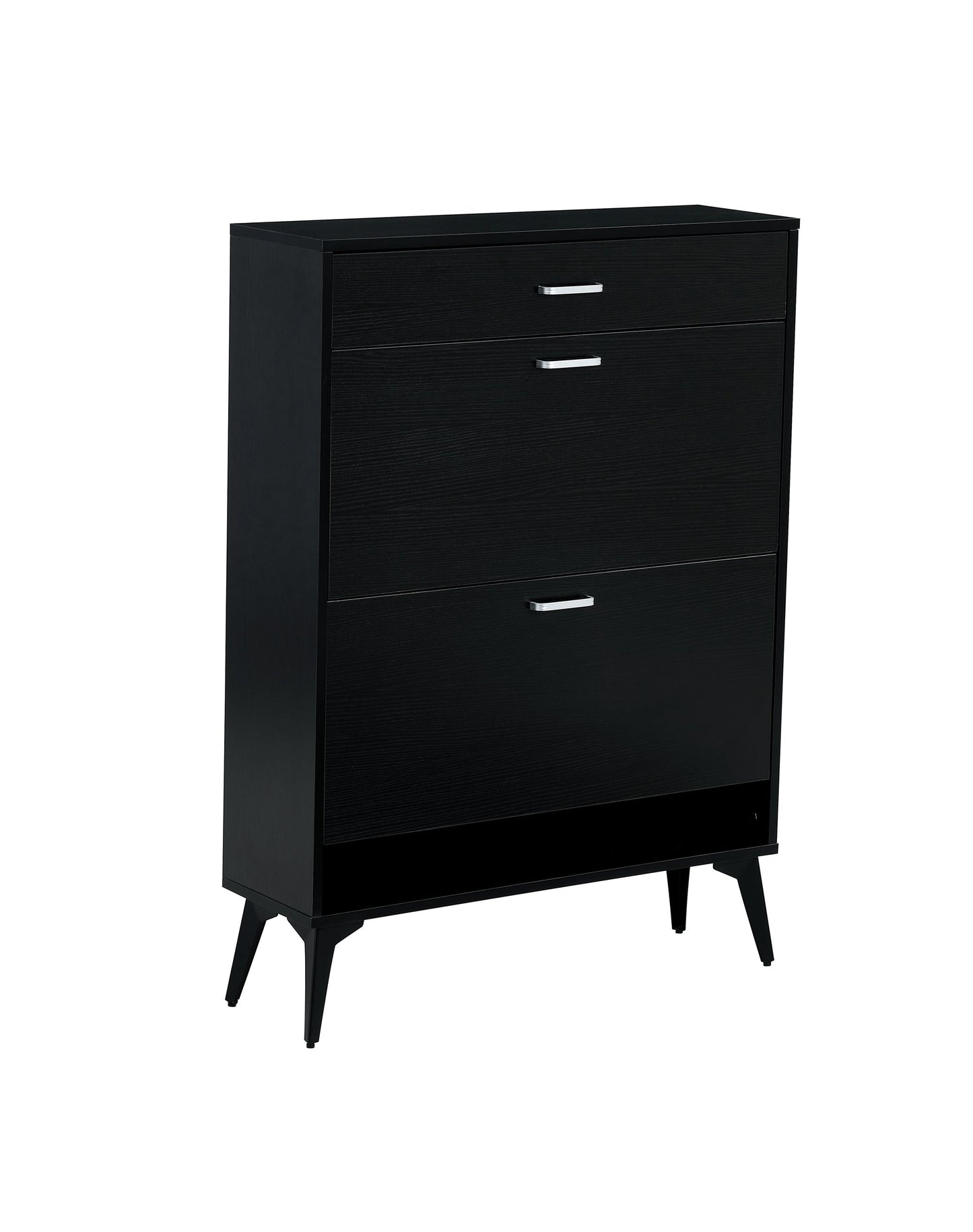 Premium Black Shoe Cabinet - Stylish Storage Solution