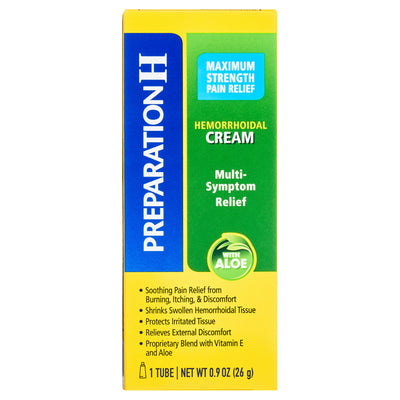 Crème analgésique Maximum Force Preparation H avec Aloe - 0,9 oz