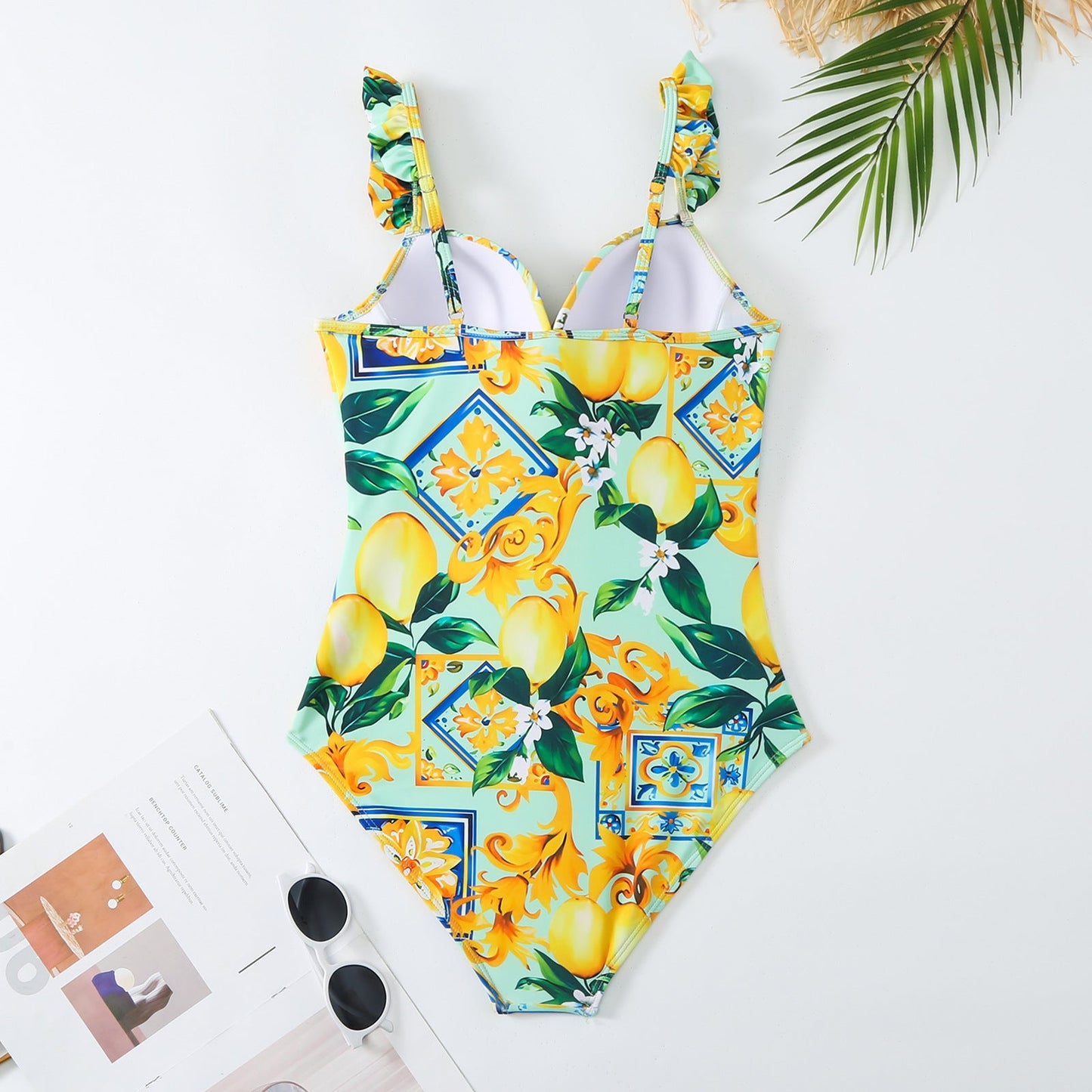 Conjoined conservative fly edge cover belly slimming sexy skirt style swimsuit women's wrapped skirt set - Korvel