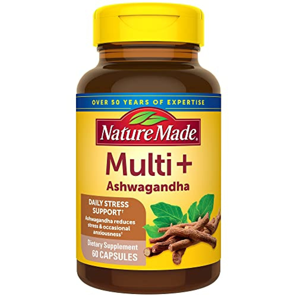 Gélules Nature Made Multi + Ashwagandha - 60 unités