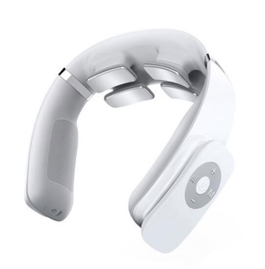 Youpin Jeeback G3 Electric Wireless Neck Massager TENS Pulse Relieve Neck Pain 4 Head Vibrator Heating Cervical Massage Tools - Korvel