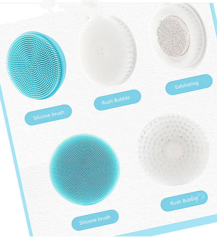 Electric Bath Brush Back Body Bath Shower Sponge Scrubber Brushes With Handle Exfoliating Scrub Skin Massager Exfoliation Bathroom Brush - Korvel