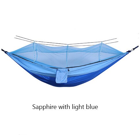 Bourette spinning 210T Nylon Hammock Outdoor Anti-mosquito Hammock Outdoor Camping Goods Bed Bearing - Korvel