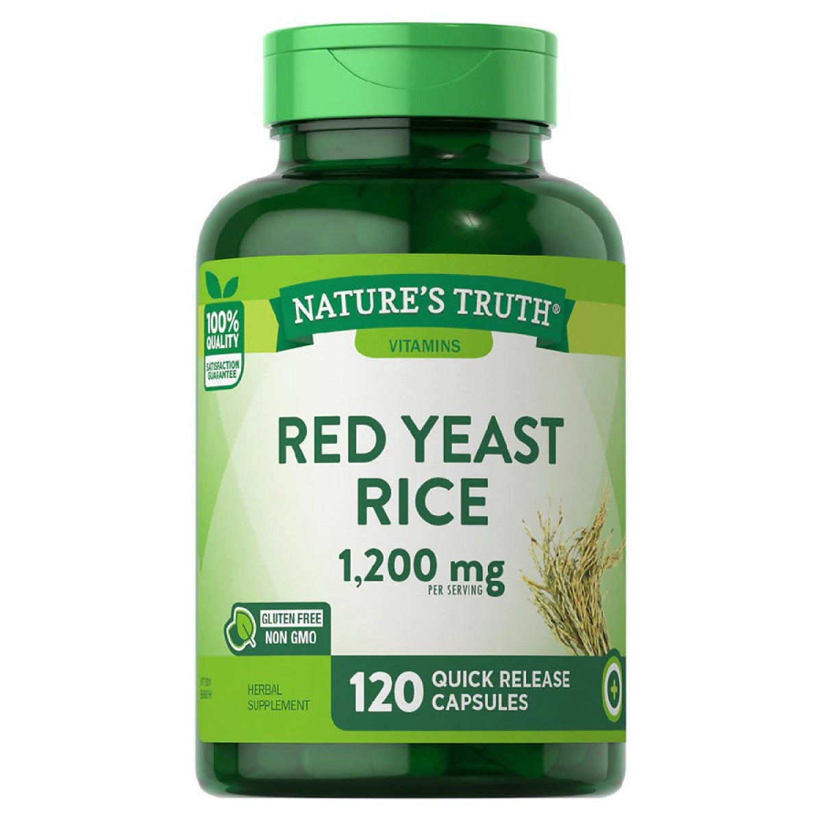 Capsules de riz rouge de Nature's Truth, 1 200 mg, 120 unités