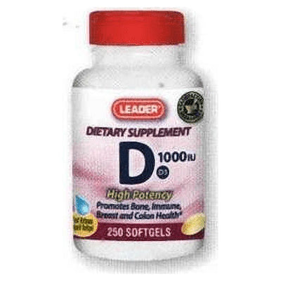 Leader™ Vitamin D3 – Essential Support for Bone & Immune Health