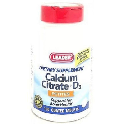 Leader Calcium Citrate + D3 Petites Tablets