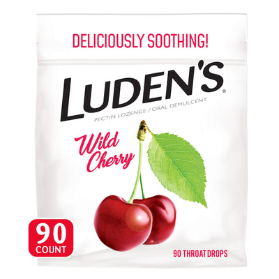 Luden's Wild Cherry Throat Drops - Soothing Oral Demulcent