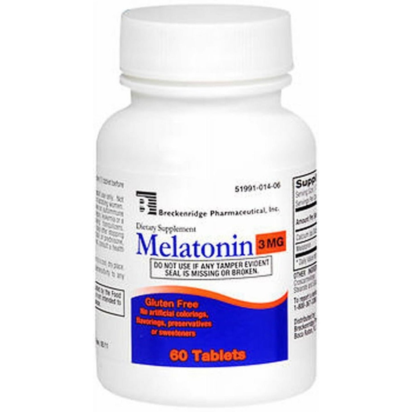 Tabletas de Melatonina 3mg - 60 Contenido