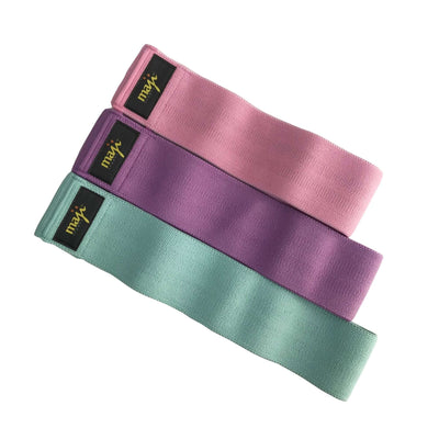 Pack of Three Booty Bands - 3 Sizes & Weights