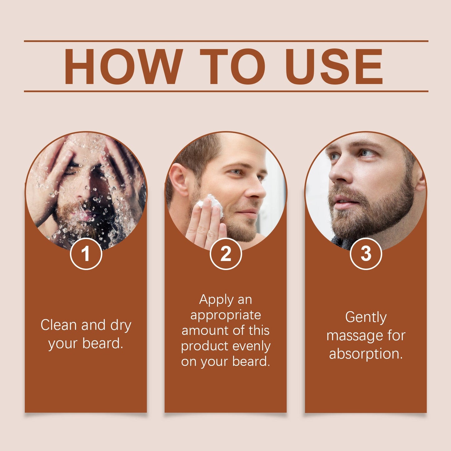 Premium Men's Beard Care Cream with Sandalwood