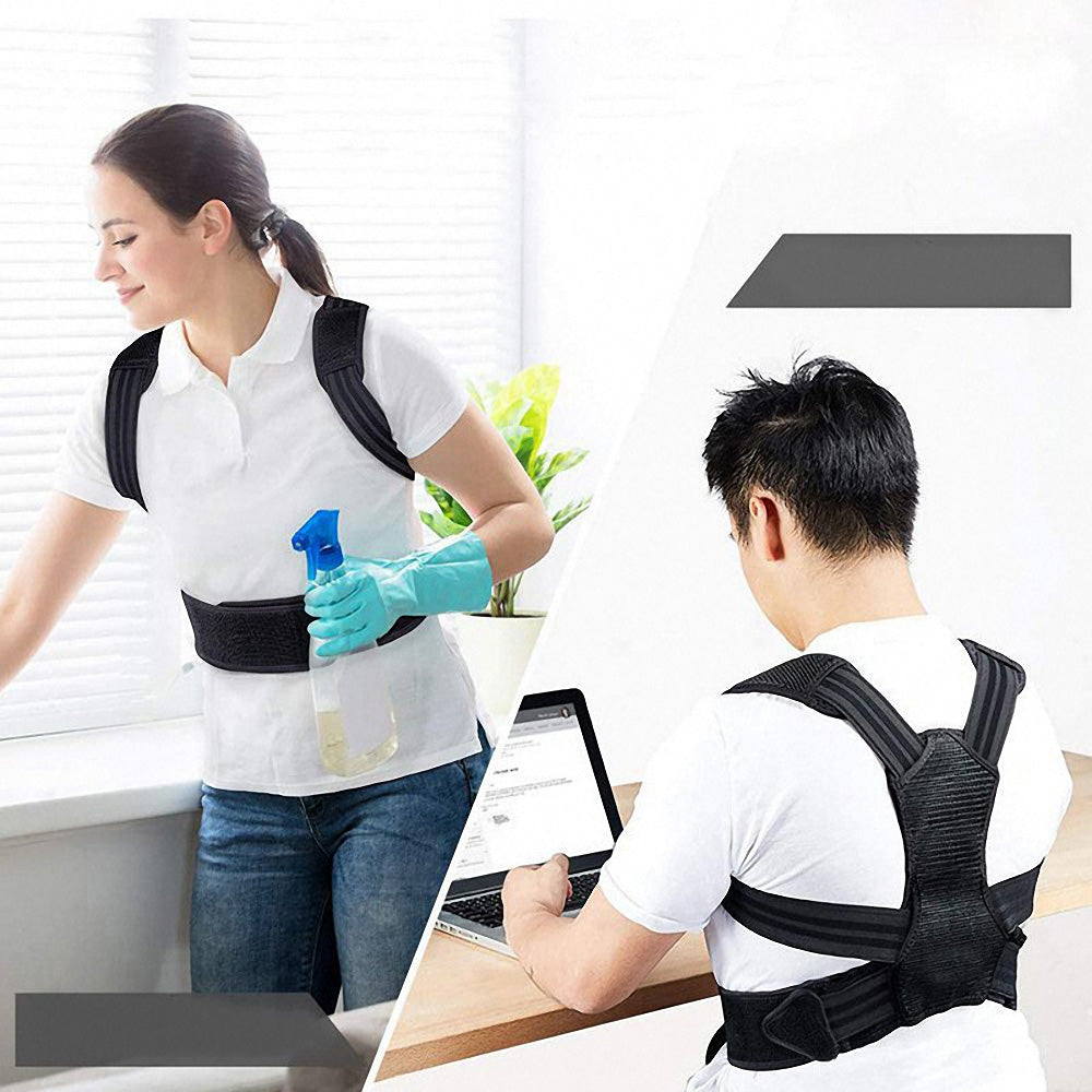 Department Posture Correction Belt Breathable High And Low Shoulder Anti-Hunchback Correction Belt Children Adult Sitting Posture Corrector - Korvel