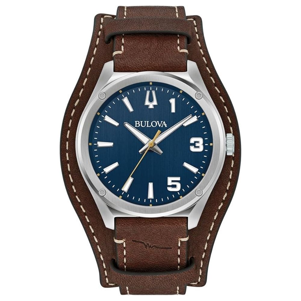Bulova Men's Marc Watch - Elegant Blue Dial