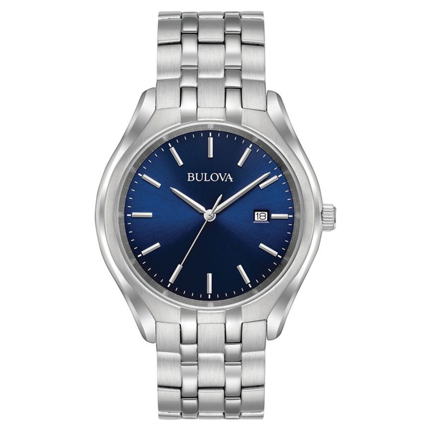 Bulova Men's Classic Watch with Blue Dial