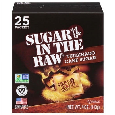 Sugar In The Raw Turbinado Cane Packets - Natural Sweetness