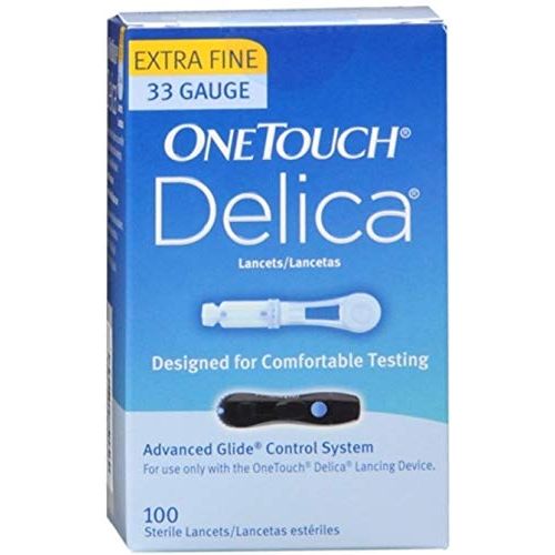 Lancettes stériles OneTouch Delica Extra Fines 33 G