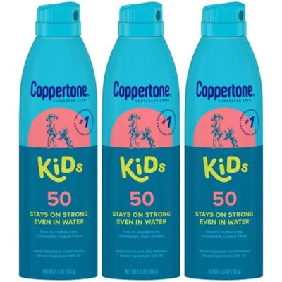 Coppertone Kids Sunscreen Wet Protect Spray SPF 50 - 5.5 Oz