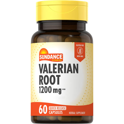 Gélules de racine de valériane 1200 mg de Sundance Vitamins