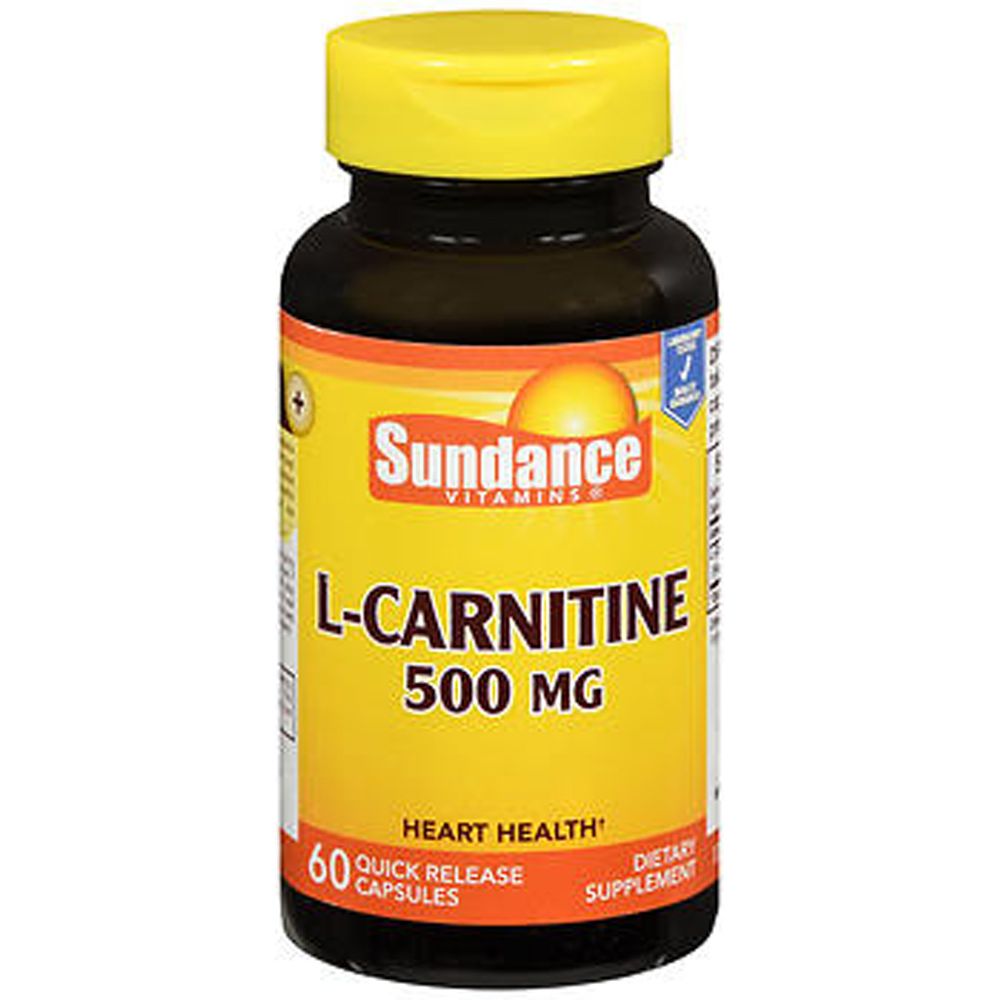 Sundance L-Carnitina 500 Mg - 60 Cápsulas de Liberación Rápida