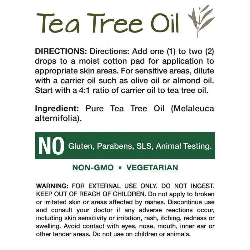 Nature's Truth Pure Australian Tea Tree Oil - 2 Fl Oz