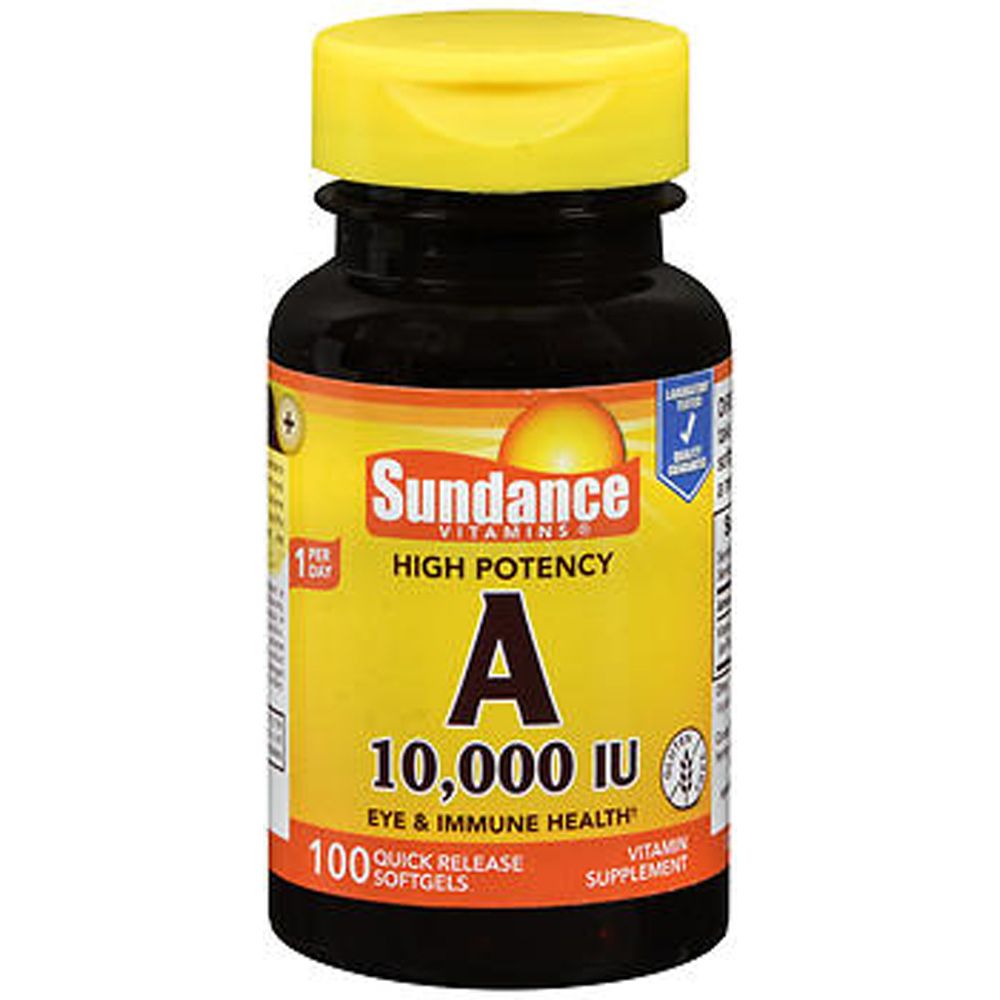 Sundance Vitamins A QR Stg 10000 IU - Premium Vitamin D