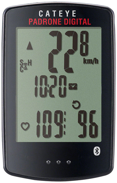 CatEye Padrone Digital Wireless Bike Computer - Black