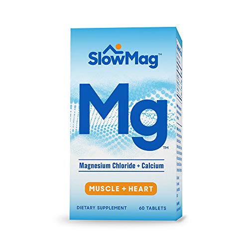 Tabletas de cloruro de magnesio Slow Mag con calcio - 64 mg