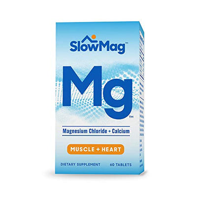 Slow Mag Magnesium Chloride with Calcium Tablets - 64 Mg