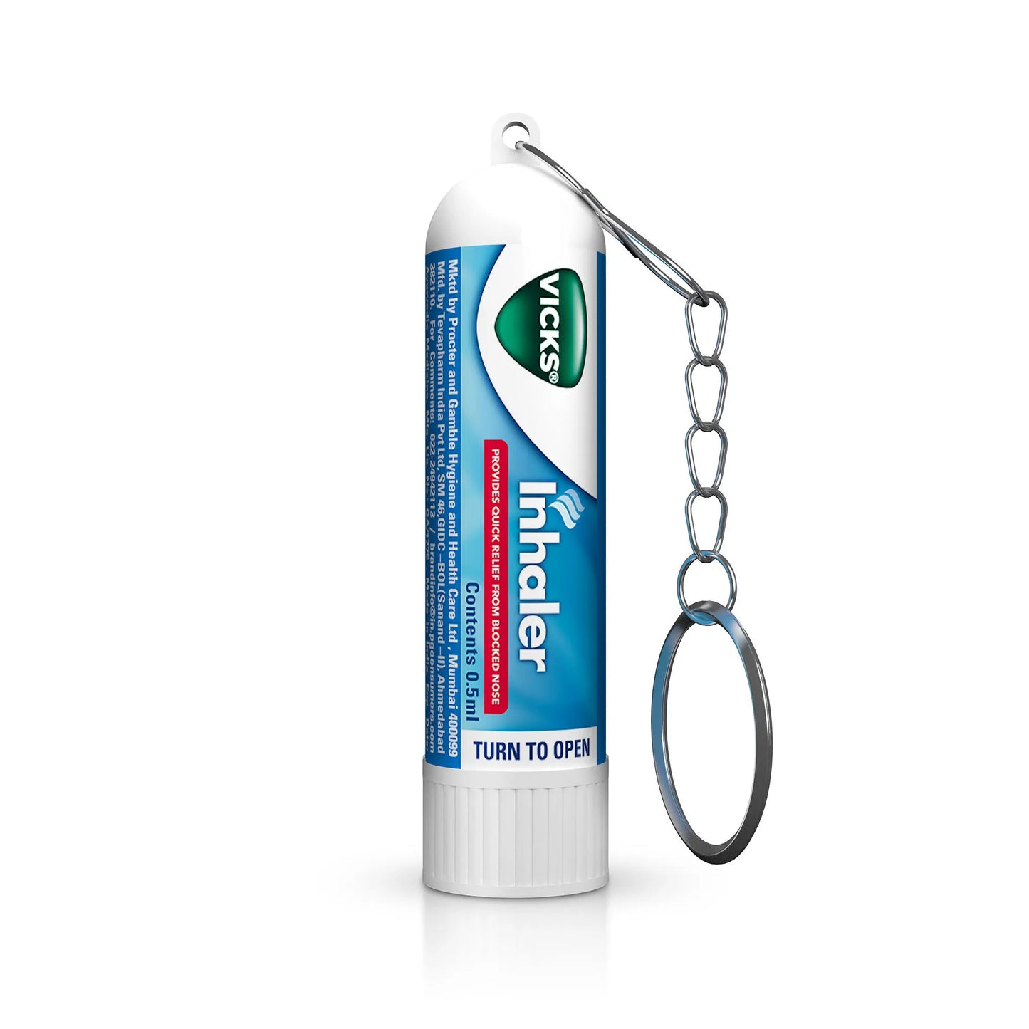Inhalador Vicks 0.5ml - Alivio Nasal Portátil